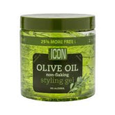 Icon Style Olive Oil Non - Flaking Styling Gel 525ml